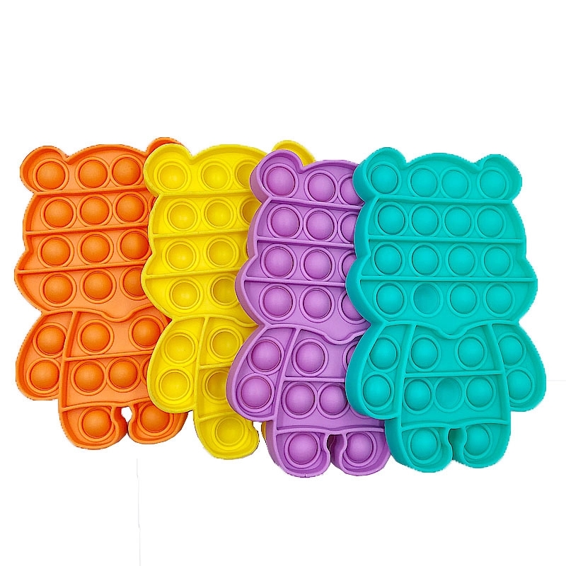 Bear Shape Push Bubble Fidget Toy 1