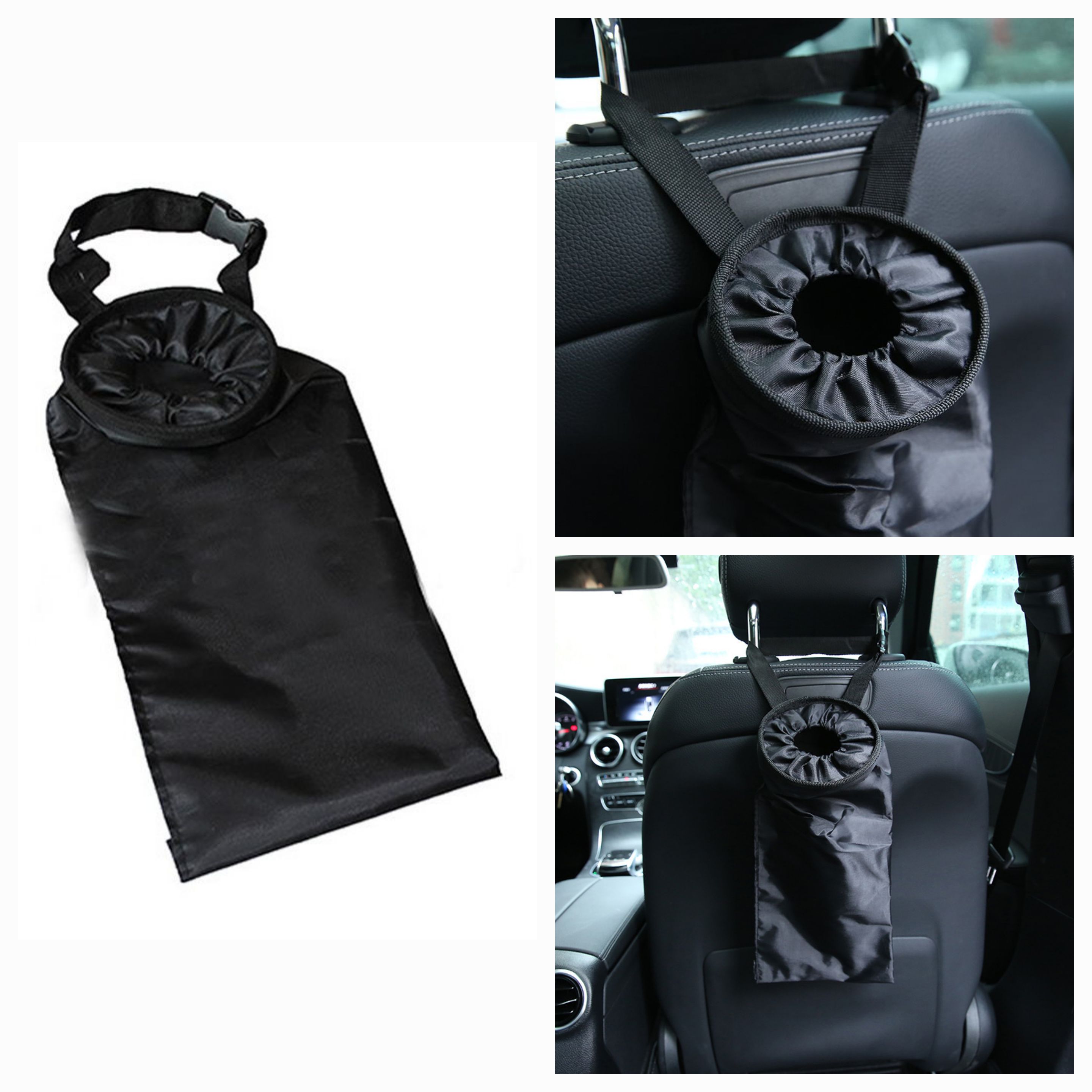 Seat Back Hanging Car Trash Bag 2