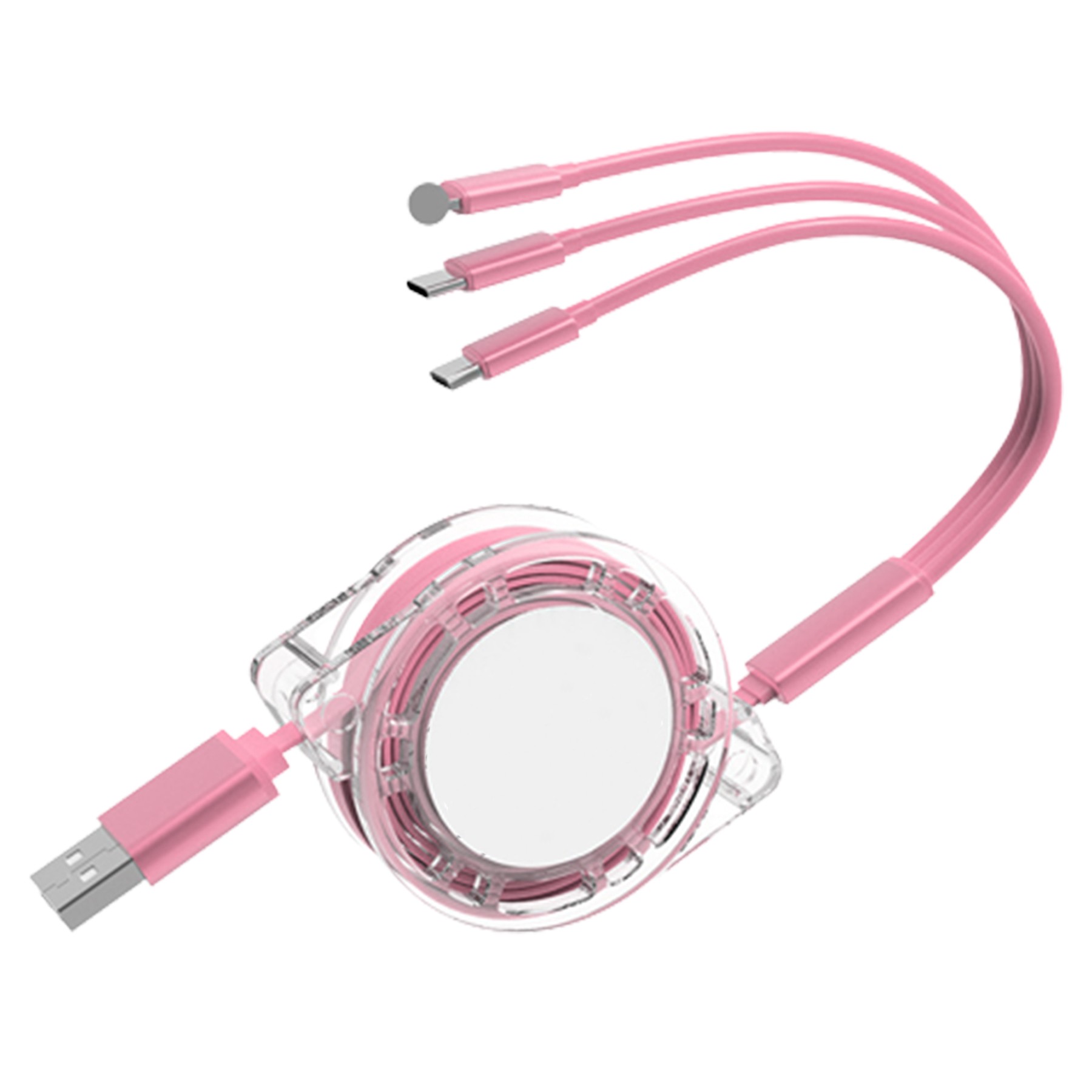 39.37 Inch 3 In 1 Retractable Charging Cable 5