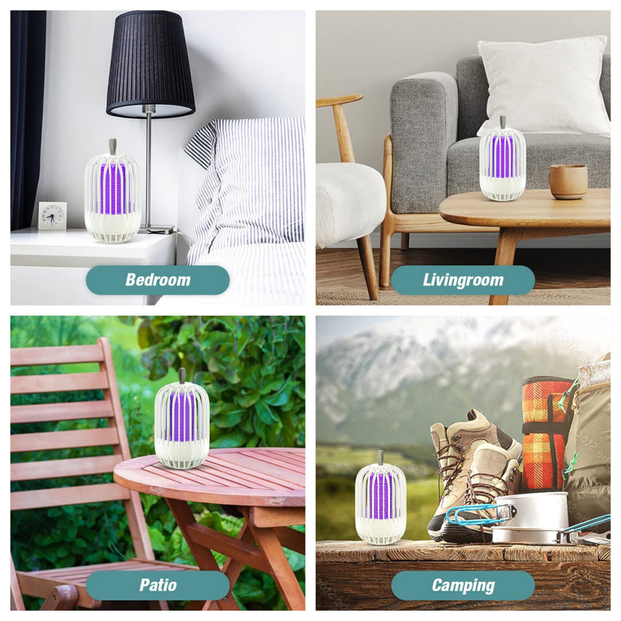 Portable Electric Mosquito Zapper Lantern 6