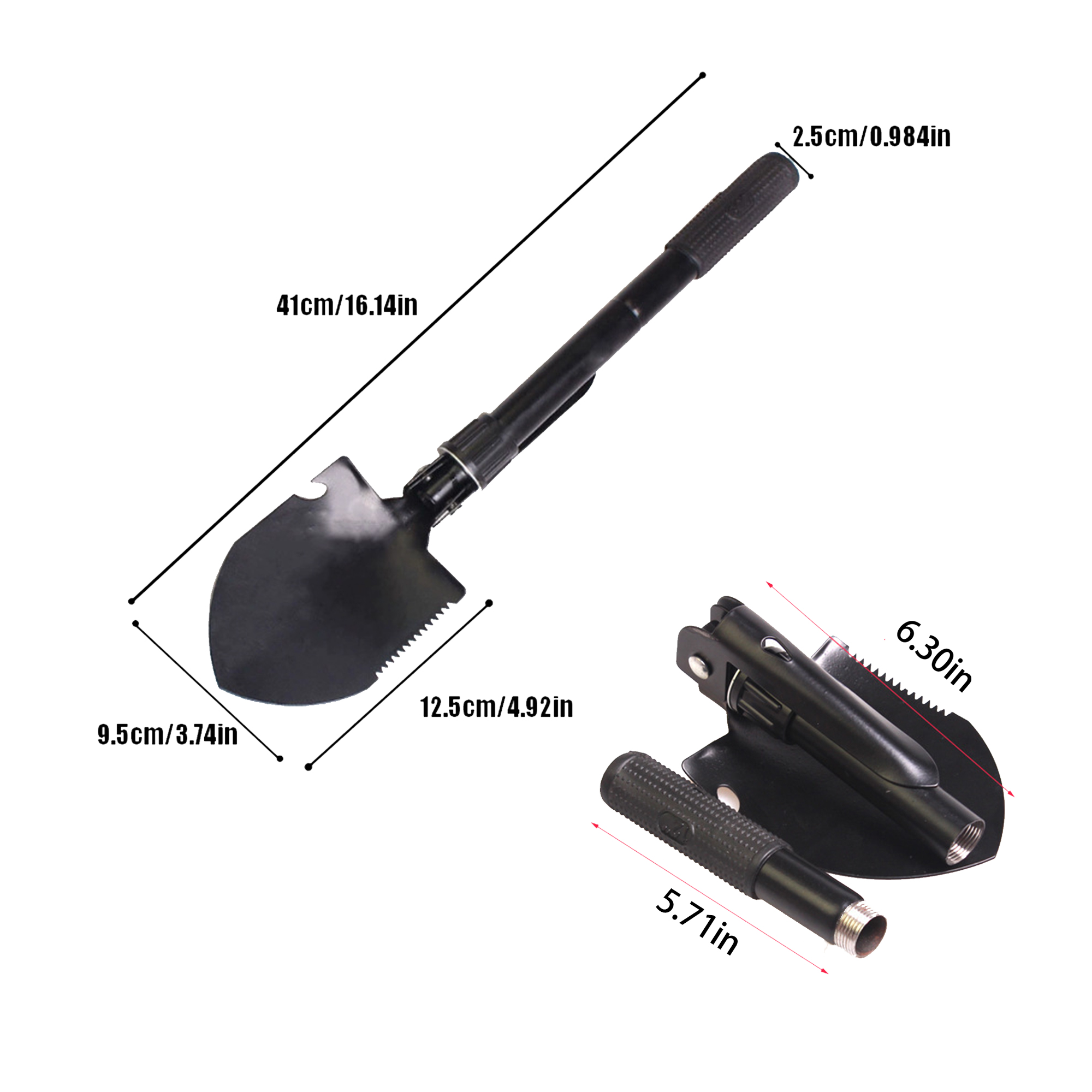 Multi-Function Folding Shovel 3