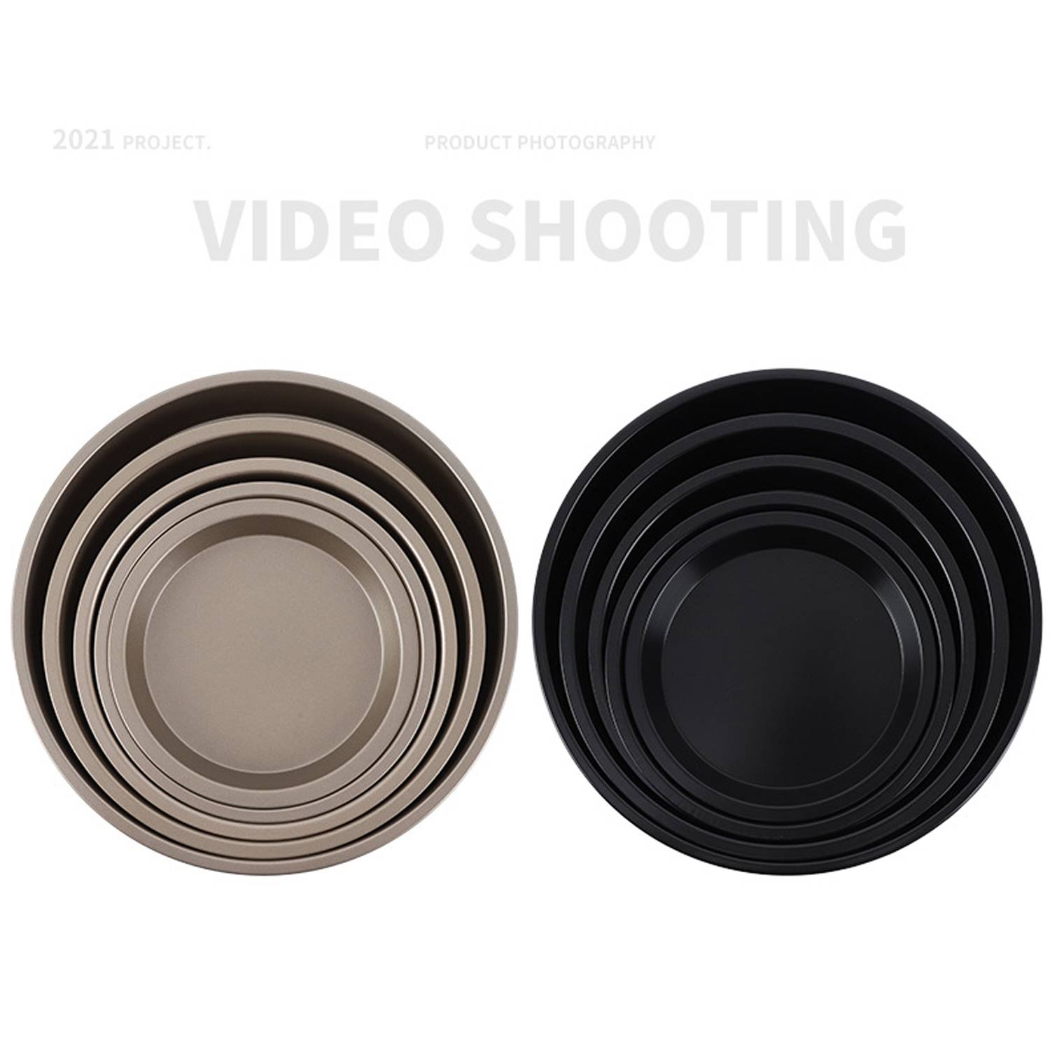 6 Inch Carbon Steel Circular Pizza Baking Pan 7