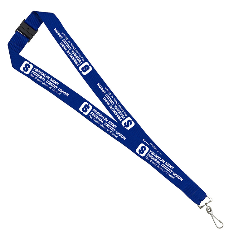 "Palmer" 1" Silkscreen Lanyard with FREE Breakaway Safety Release 8