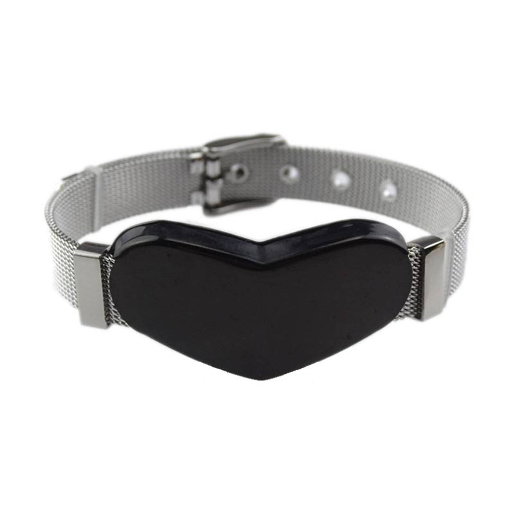 Heart-Shaped Watch Chain Stainless Steel Bracelet 5