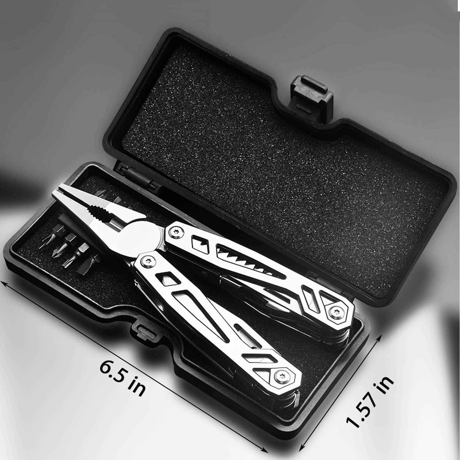Multifunction Foldable Camping Tool w/ Knife Plier 4