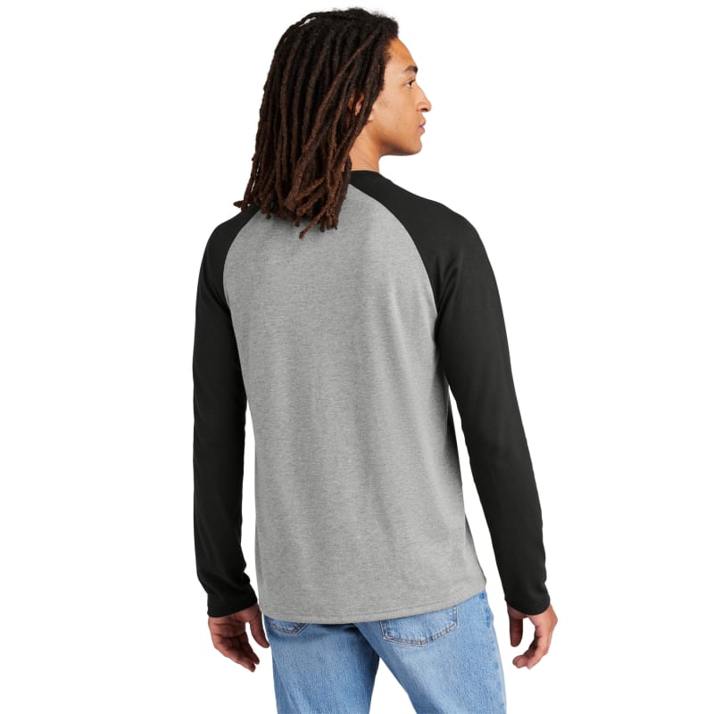 AllMade Unisex Tri-Blend Long Sleeve Colorblock Raglan 21
