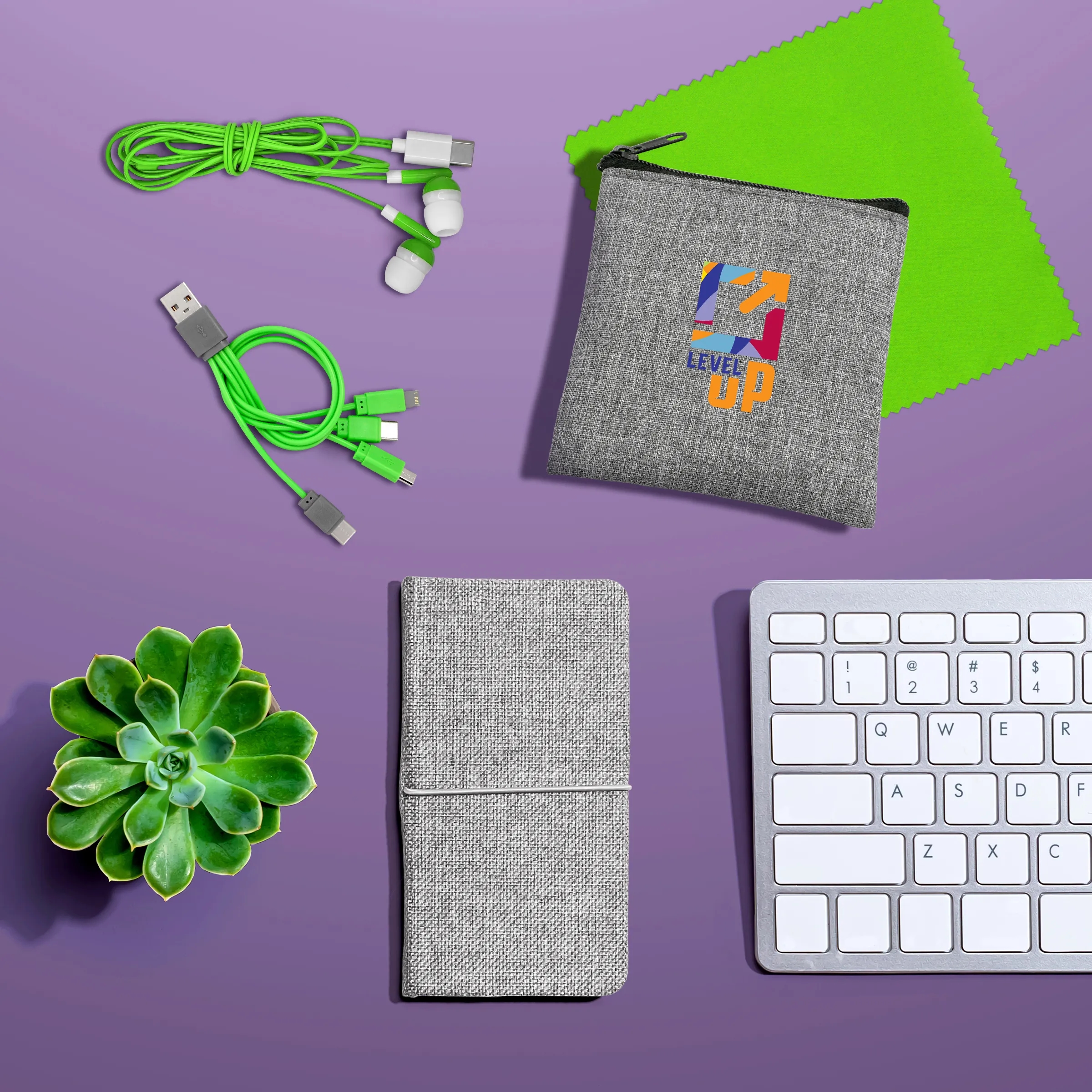 RECYCLED COLORFUL TRAVEL KIT 21