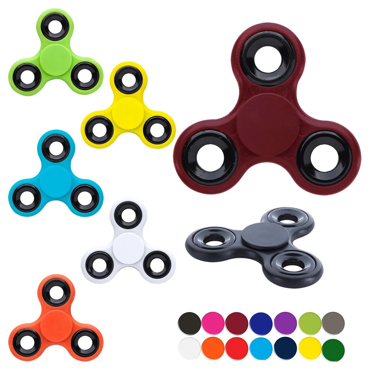 Hand Held Fidget Spinners with Optional Full Color Design 4