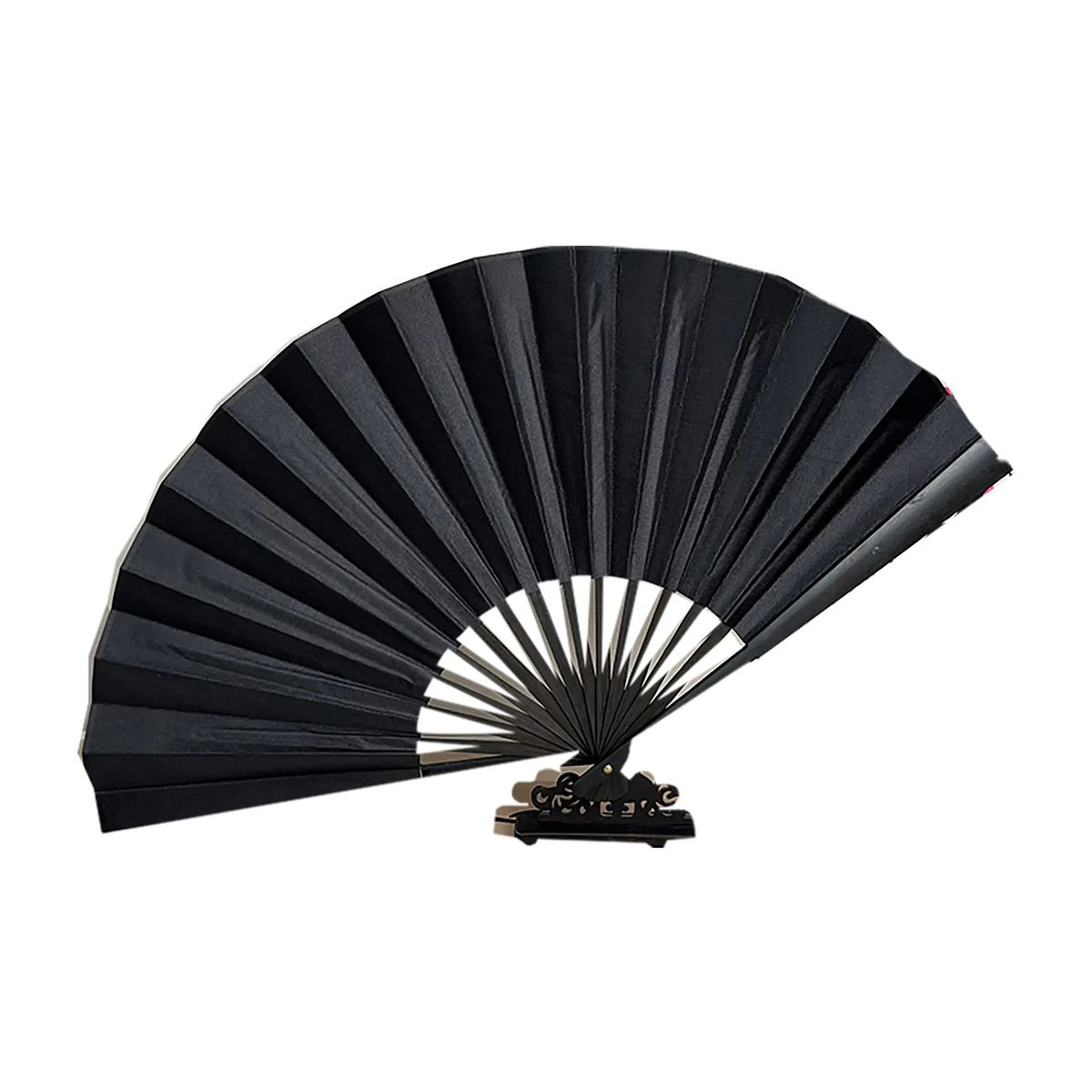 Bamboo Silk Fan with Foldable Frame for Weddings or Events 9
