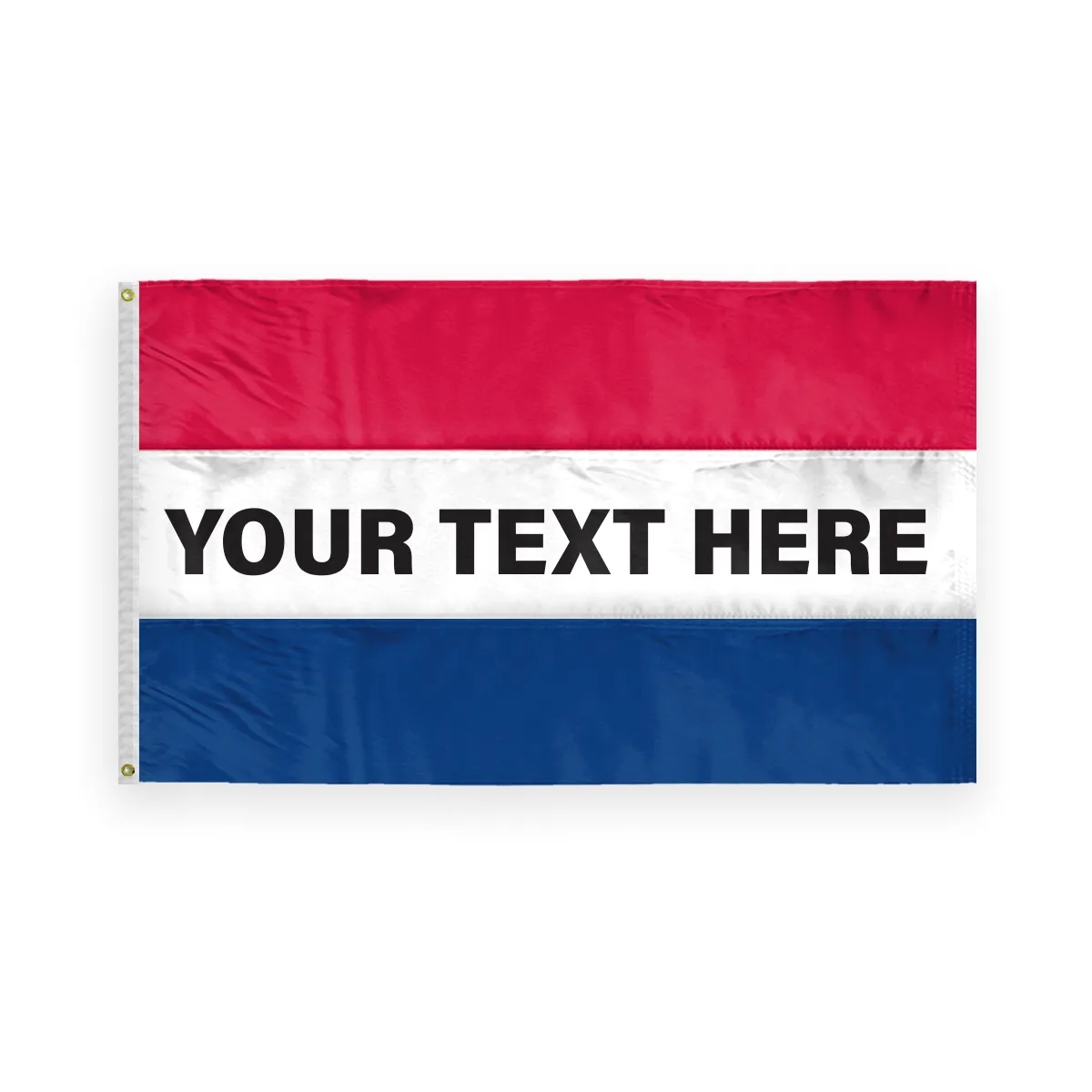 Custom Message Flag - 3' x 5' (3) Horizontal Stripes 1