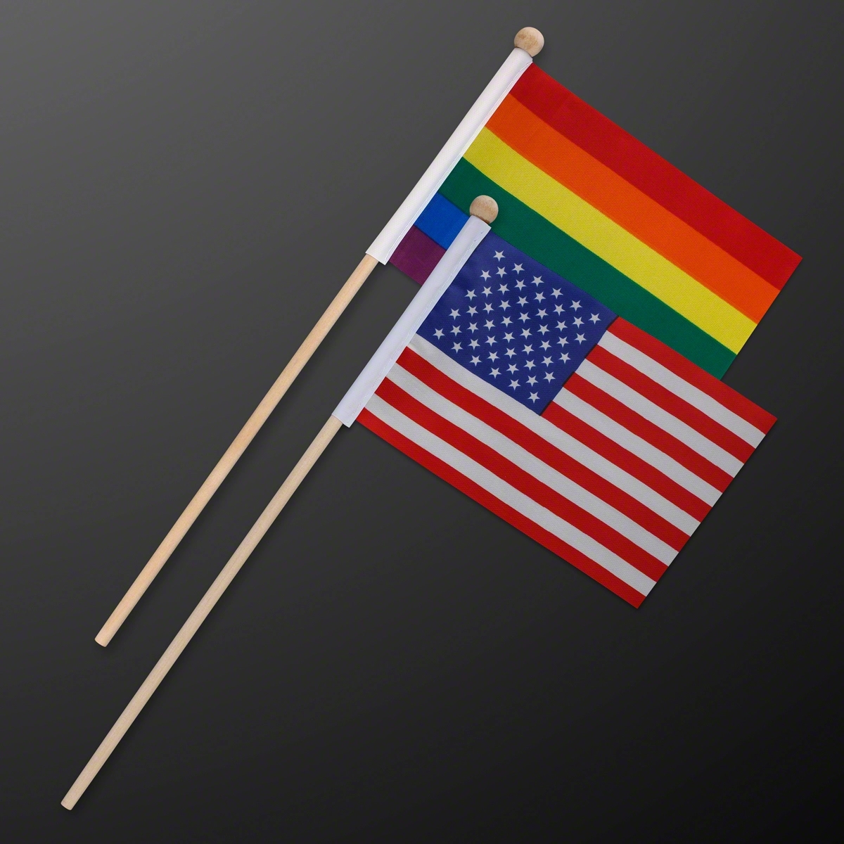 NON-Light Up Small Flags 6