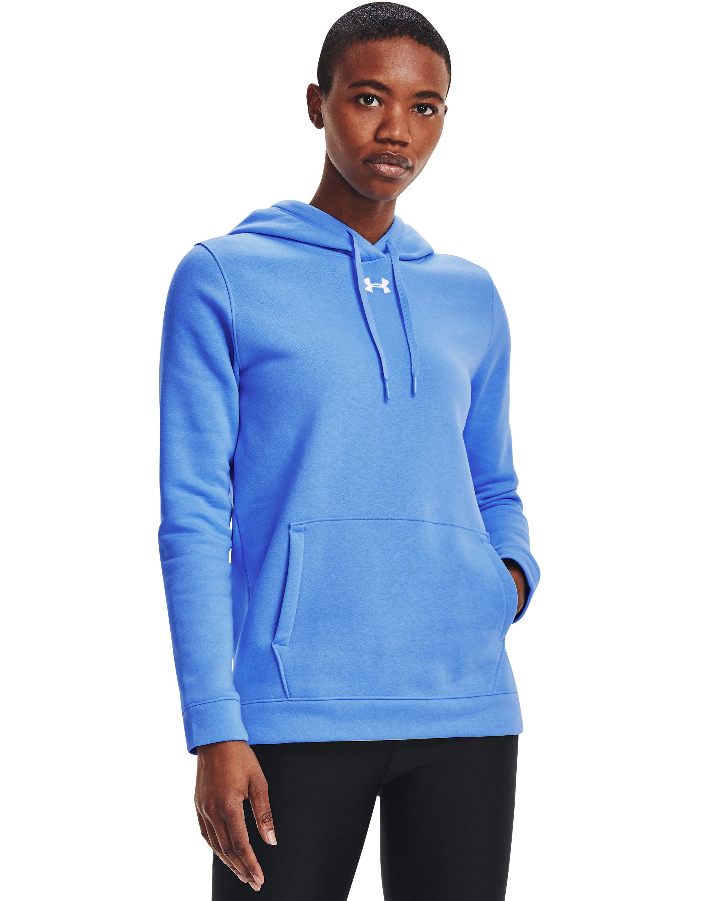 UA Hustle Fleece Women's Hoodie, custom hoodie or sweatshirt with logo imprint 20