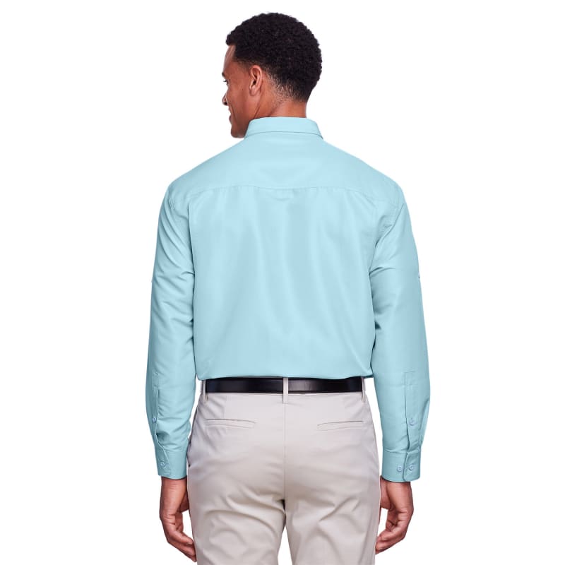 Harriton Men's Key West Long-Sleeve Performance Staff Shirt 13