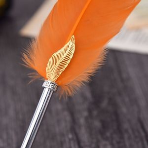 Glitter Powder Feather Pen 7
