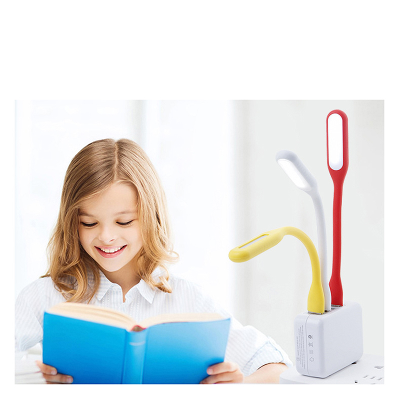 Portable USB LED Night Light Lamp w/Flexible Arm 28