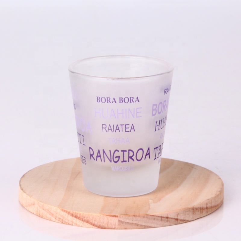 2oz Frosted Shot Glass 3