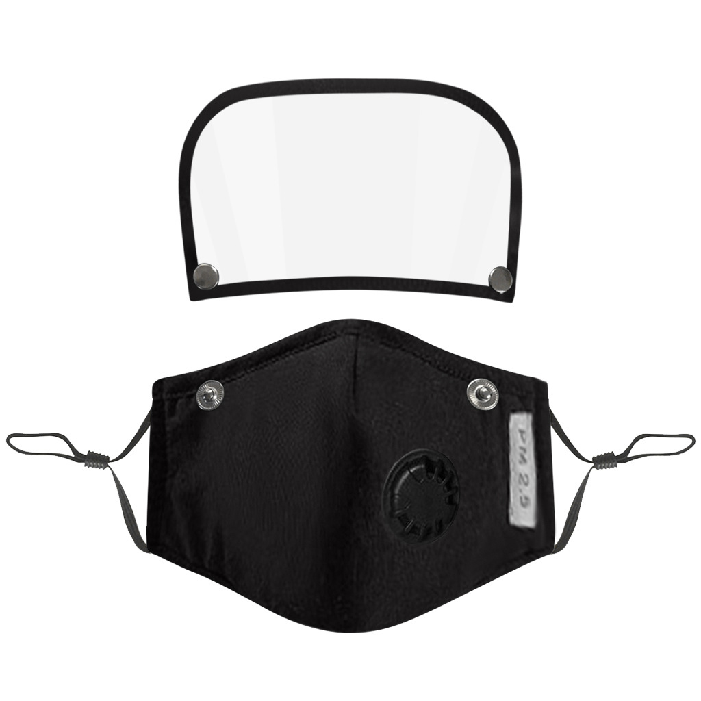 Reusable Washable Mask With Detachable Goggles 3