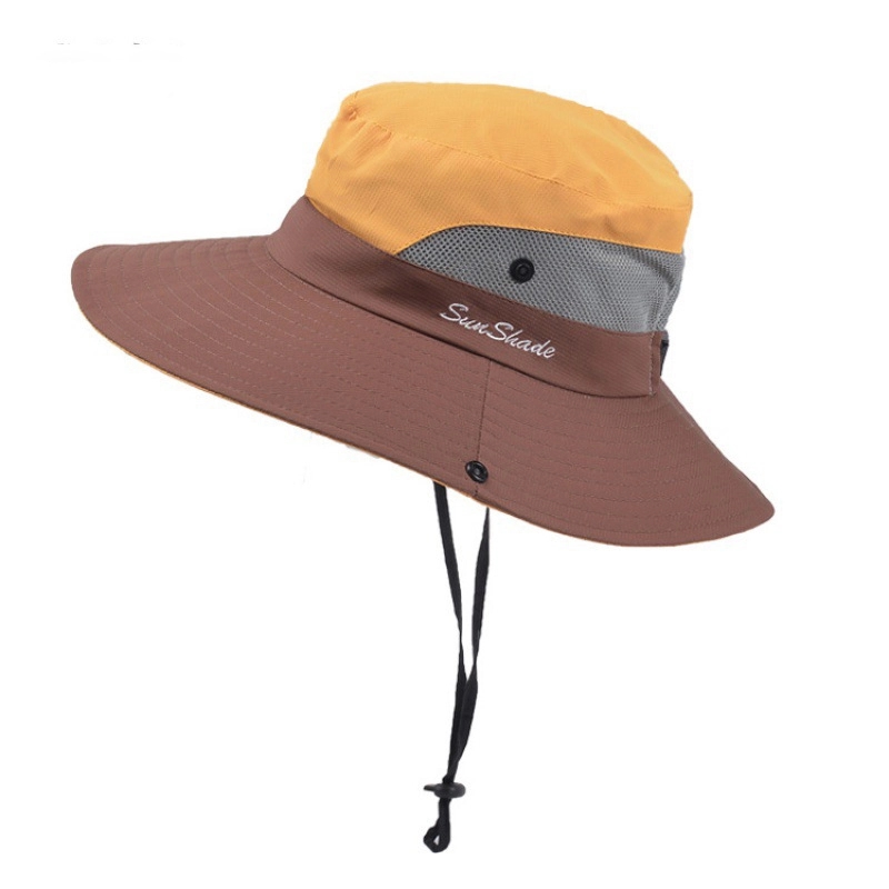 Ponytail Hole Outdoor Fisherman'S Hat 11