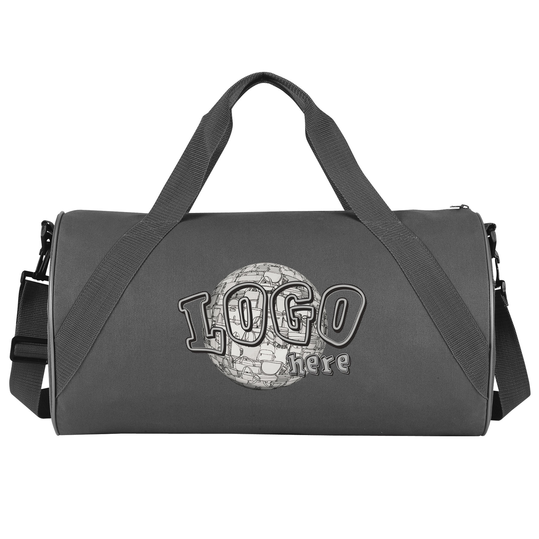 Economy Roll Duffel Bag with Adjustable/ Detachable Shoulder Strap 5