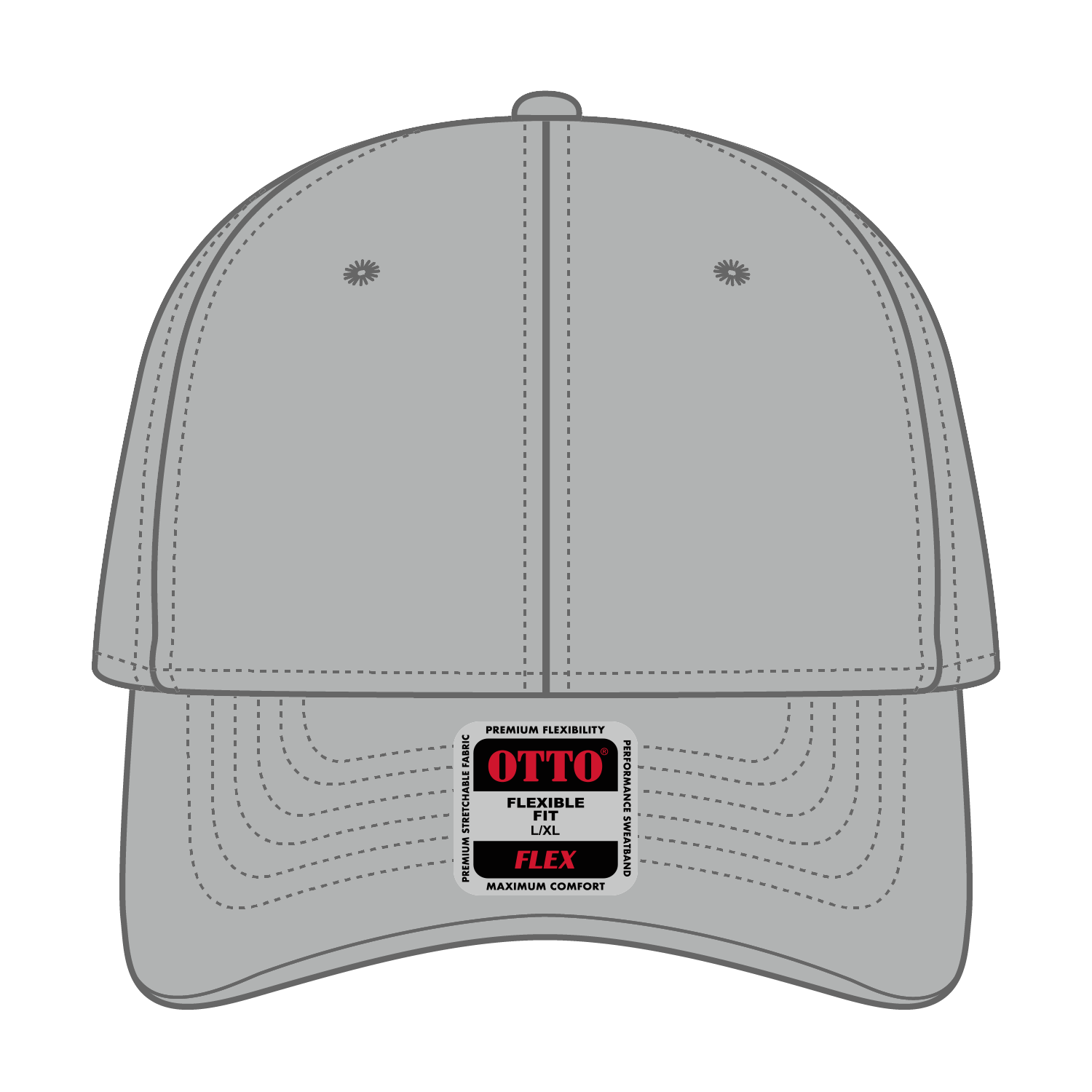 OTTO CAP® OTTO FLEX® Fitted 6 Panel Low Profile Baseball Cap 14