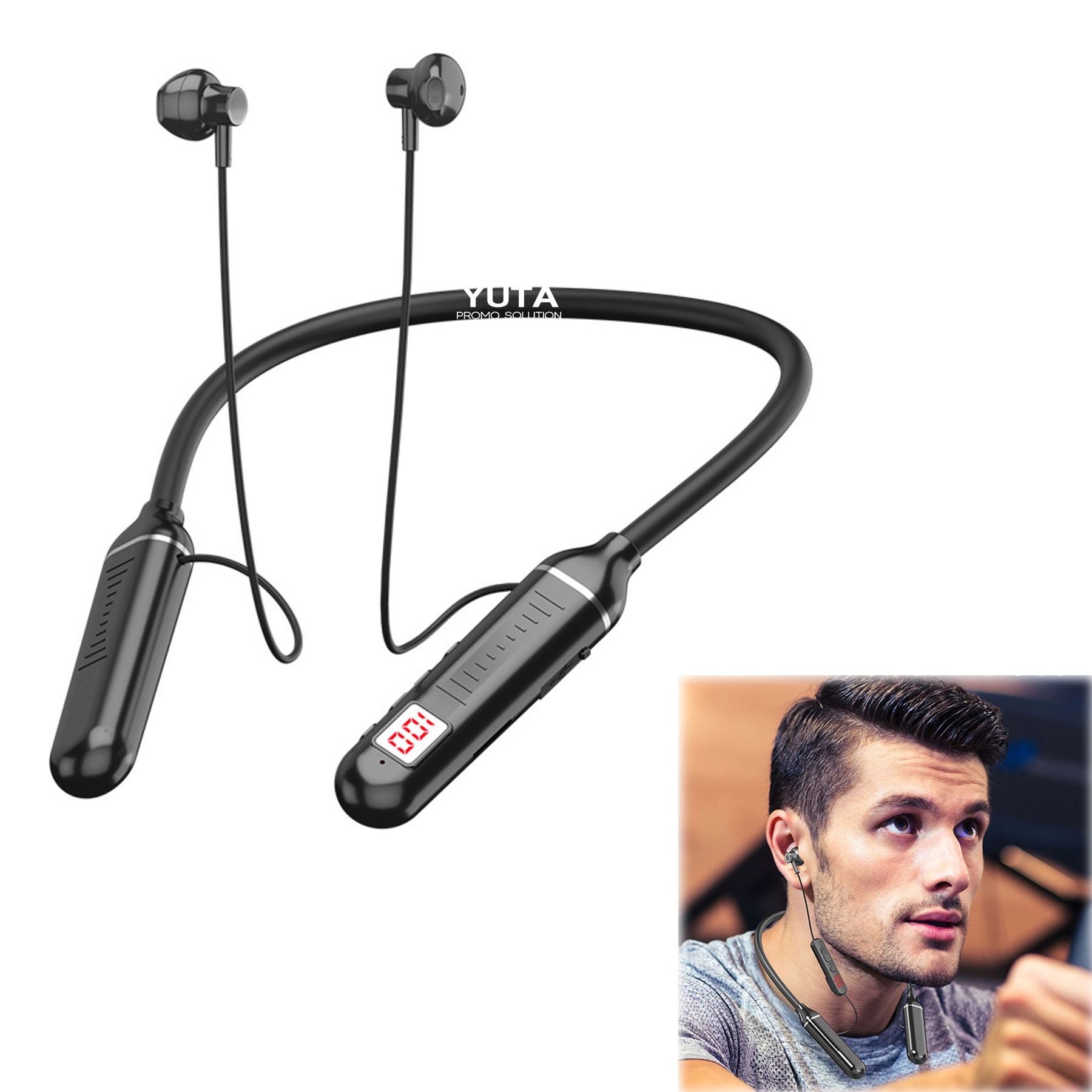 Hang Neck Sport Wireless Bluetooth Headphones 1