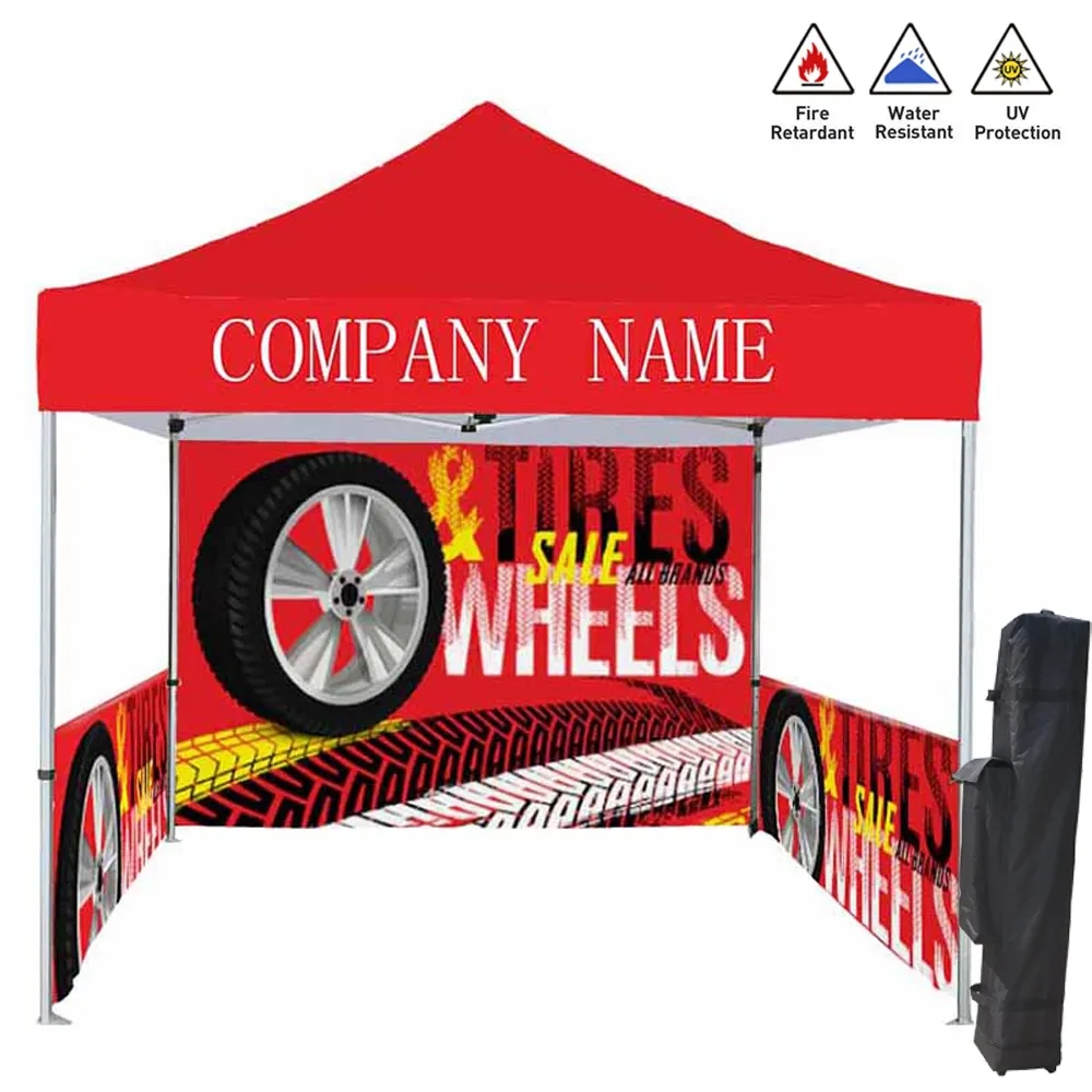10'x10' Advertising Tent with Carry Case ( Dye Sublimation) 4