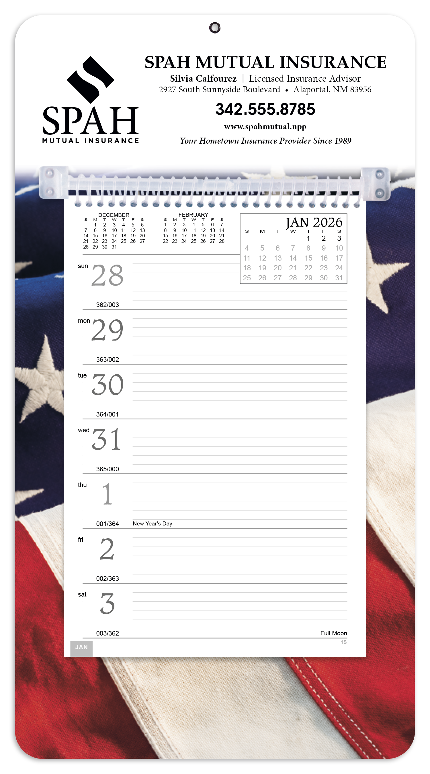 Triumph® Calendars Full-Color Weekly Memo Calendar 62