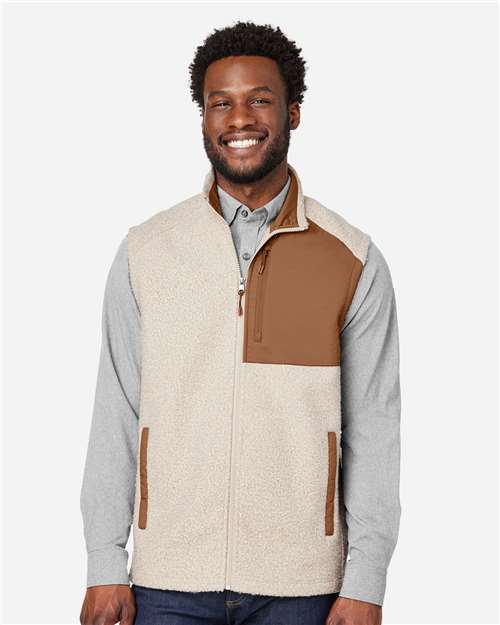 Men's Aura Sweater Fleece Vest - NE714 27