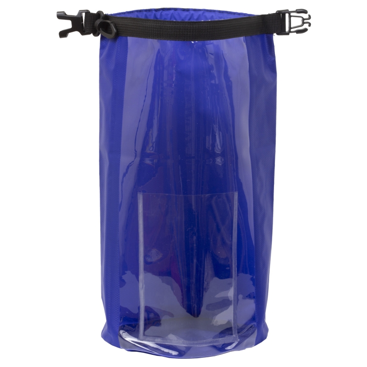 "The Navagio" 5.0 Liter Water Resistant Dry Bag With Clear Pocket Window 18