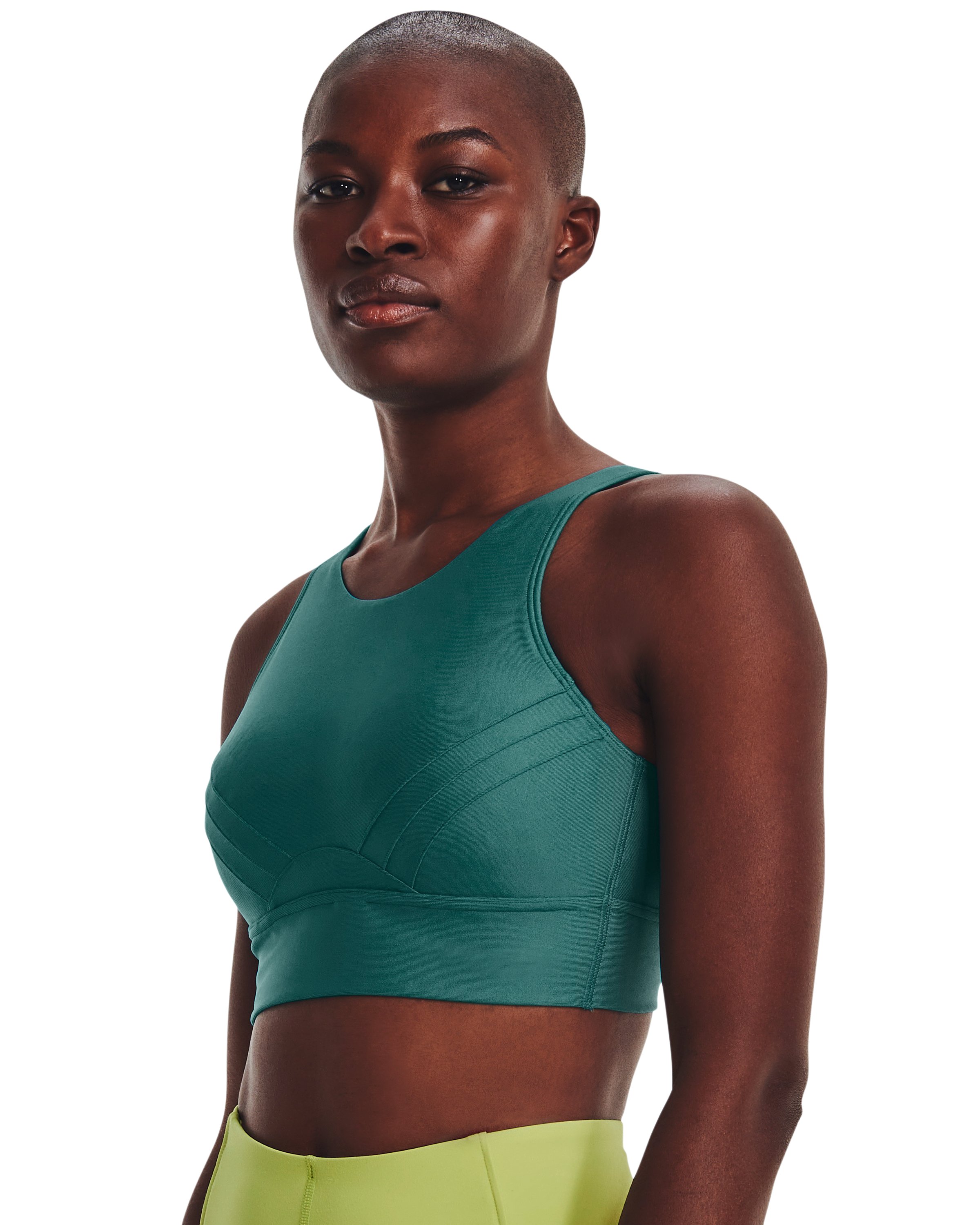 UA Infinity Mid Pintuck Women's Sports Bra 6