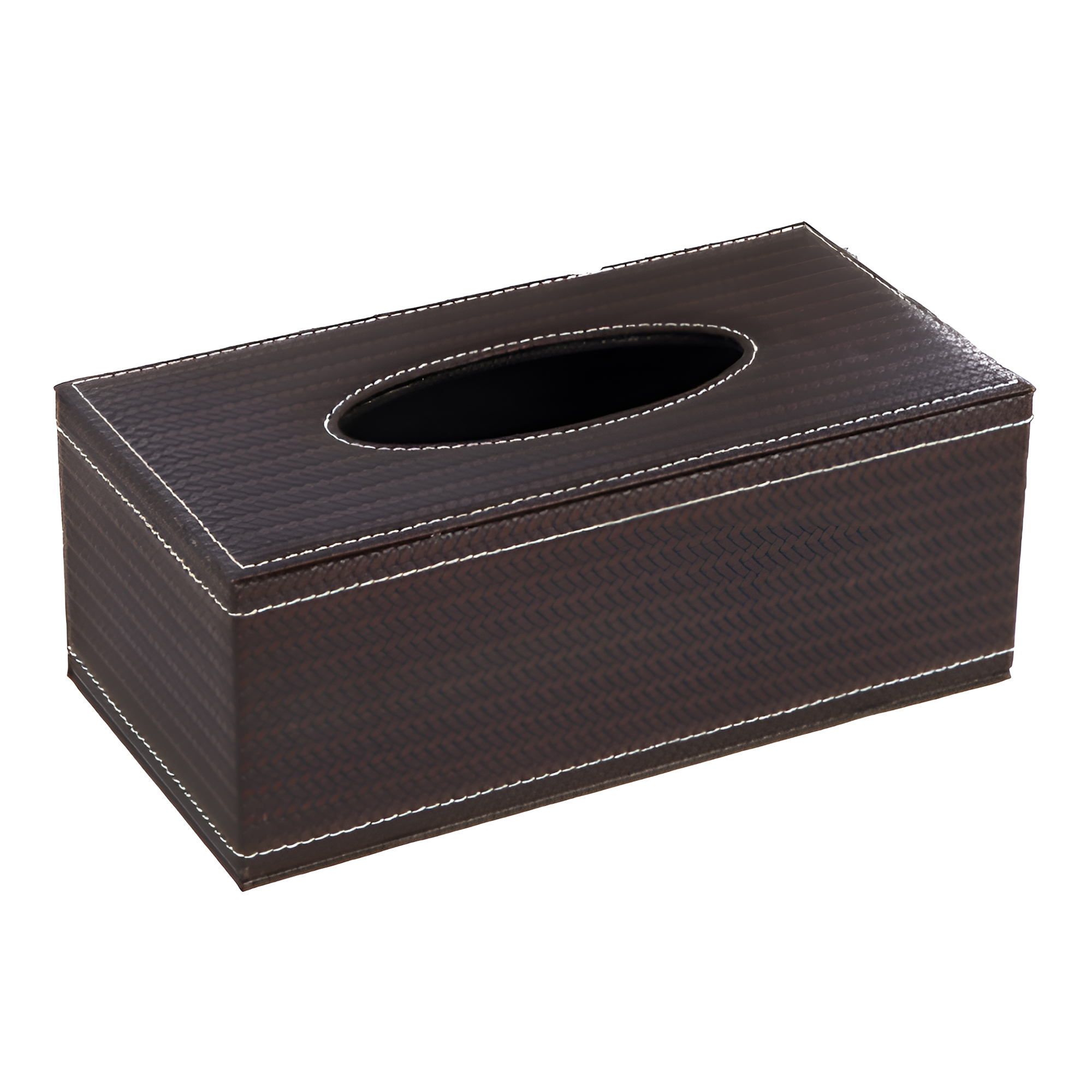 MOQ 50 PCS Stylish PU Leather Tissue Box 11