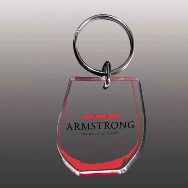 Custom Ultra Vivid Color Keychain 5