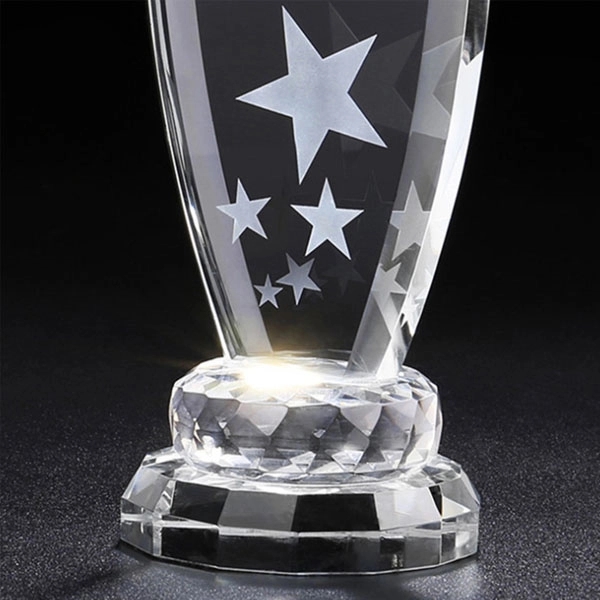 Crystal Glass Trophy Award 4