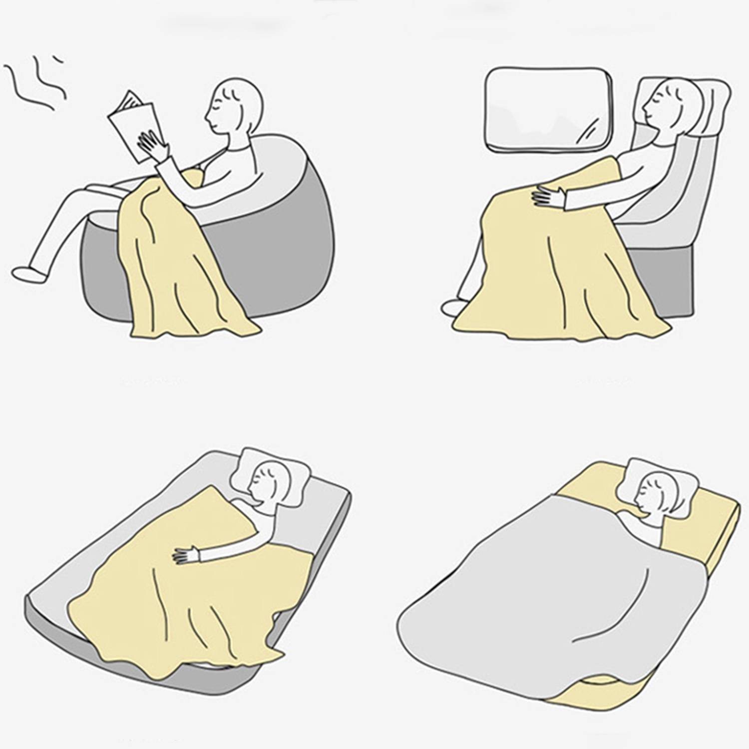 Breathable Skin-Friendly Soft Cotton Blanket 11