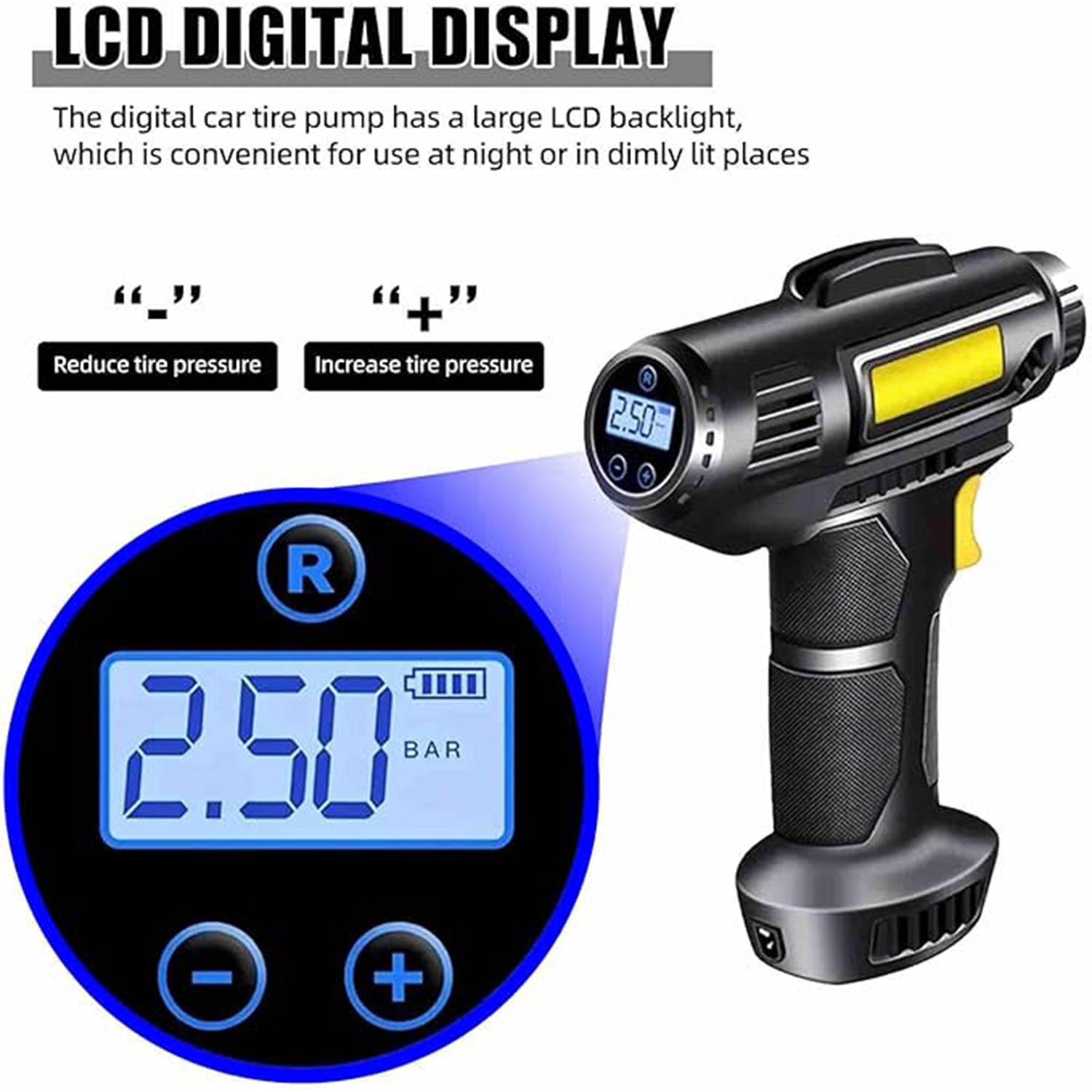 USB Charging Tire Pump 5