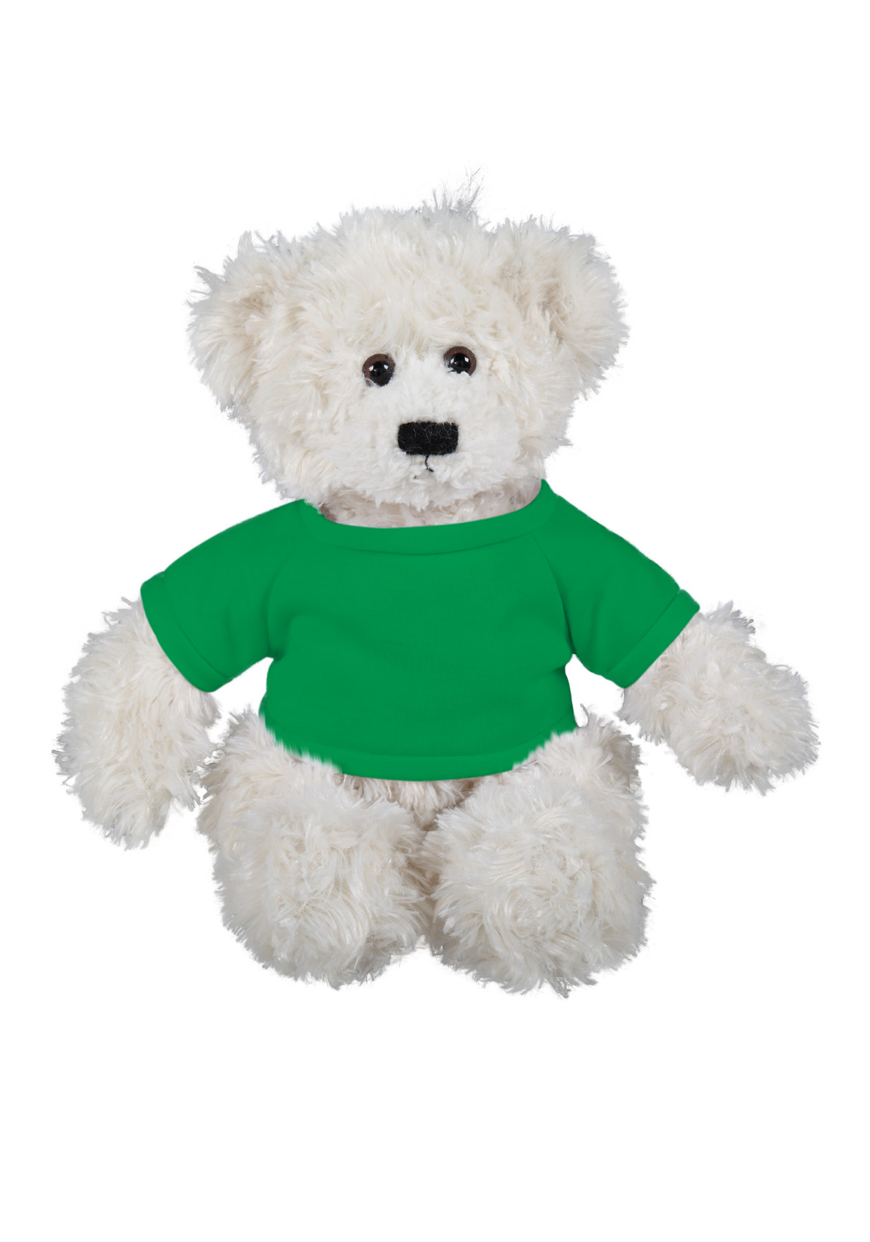 soft plush Cream Brandon Bear with t-shirt 2