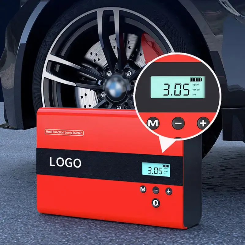 2-in-1 Jump Starter with Air Compressor 4