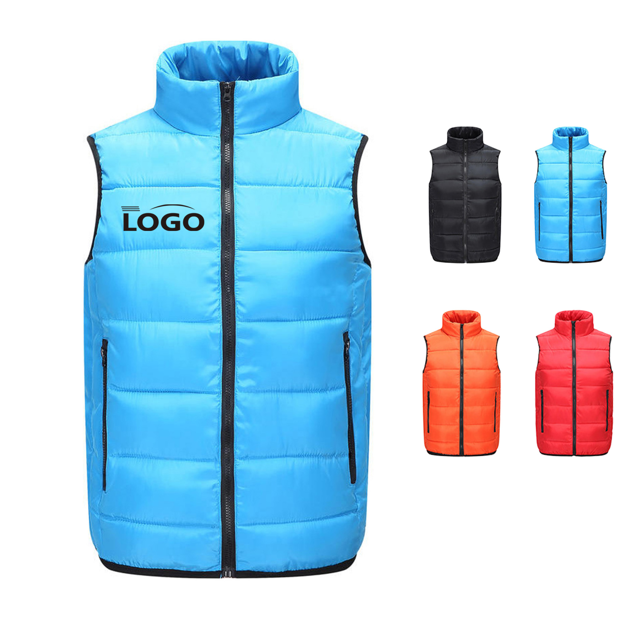 Customized Windproof Stand-Up Waistcoat 1