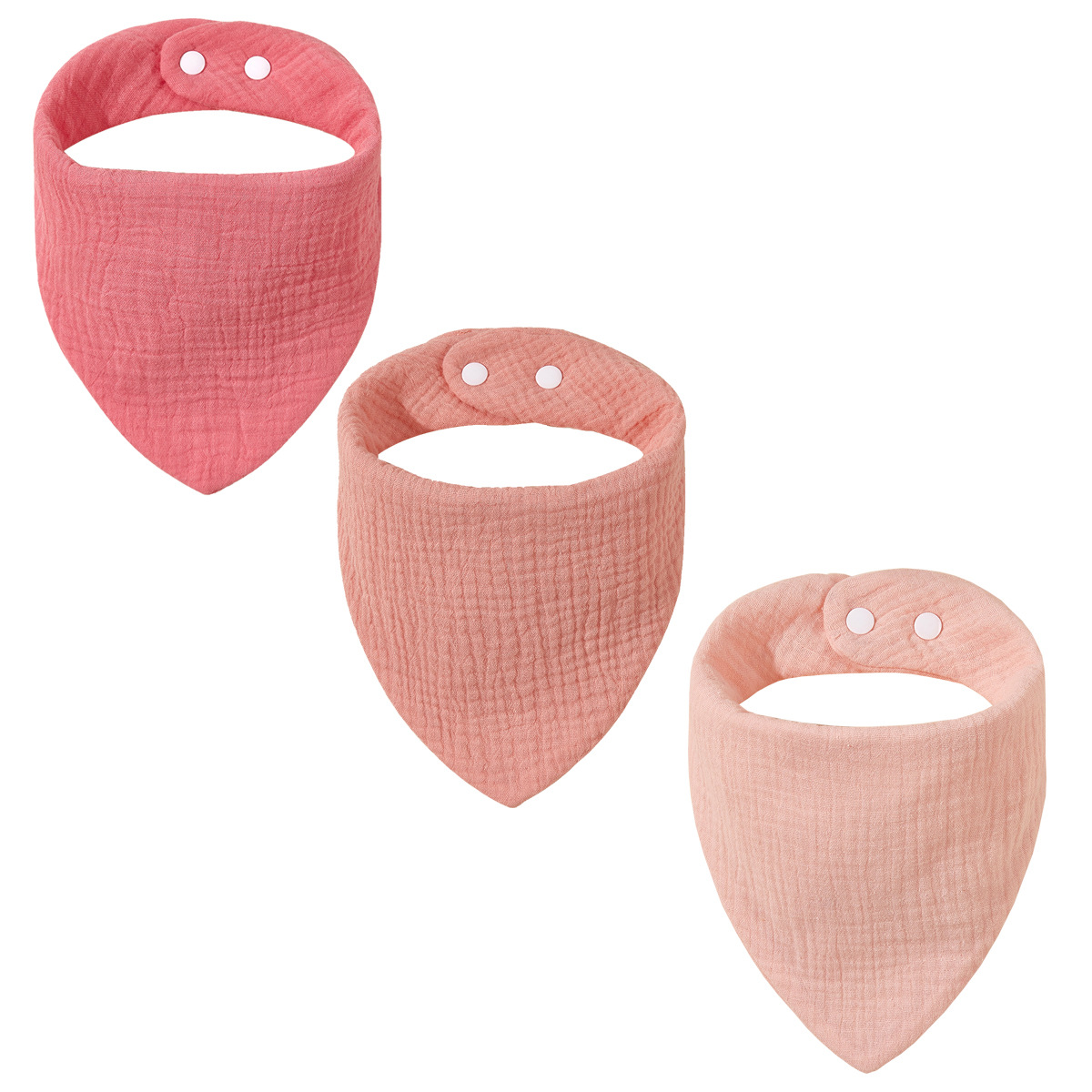 Cotton Baby Drool Bibs 2