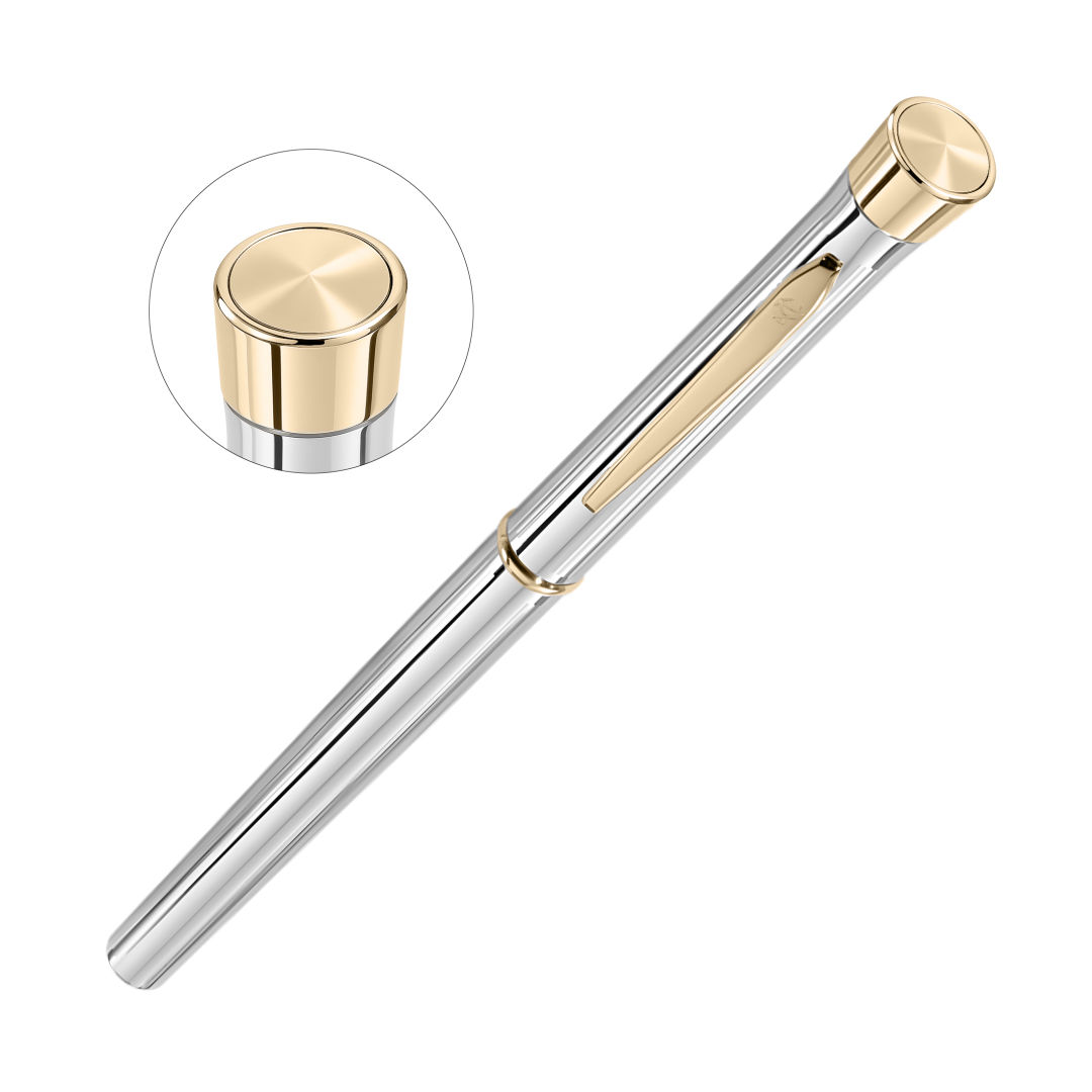 Garland® Signature Custom Emblem Rollerball Pen - Chrome 1