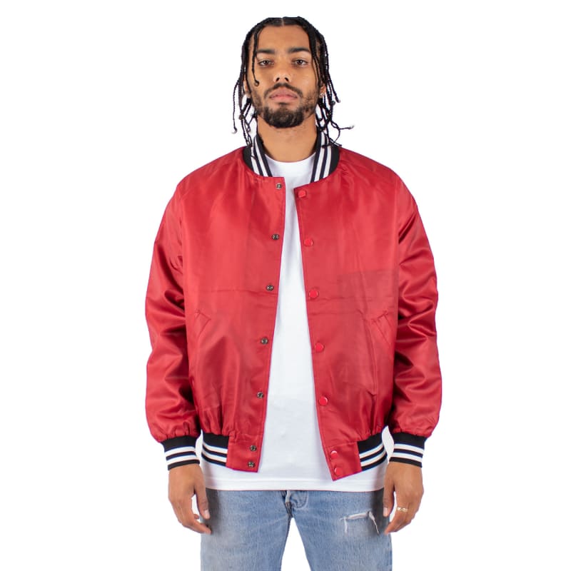 Shaka Wear Men's Varsity Bomber Jacket 4