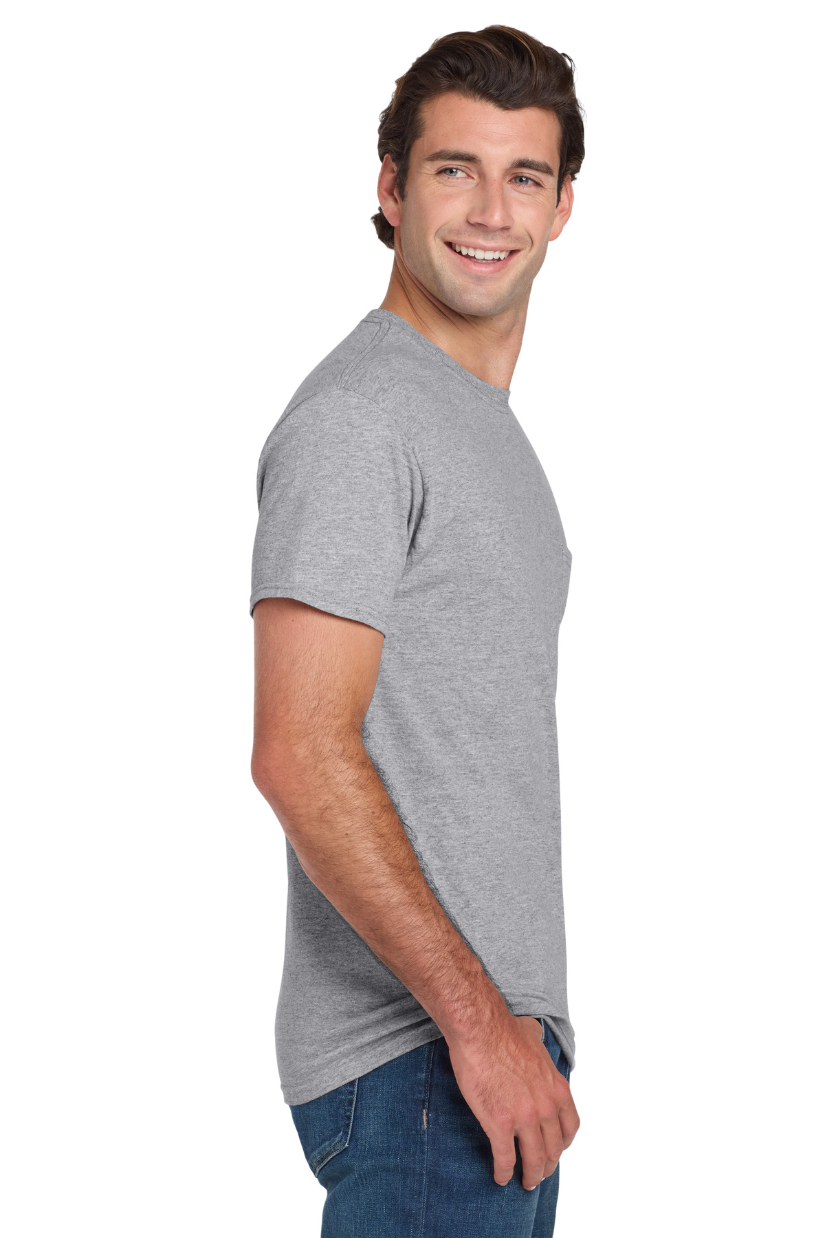 Jerzees - Dri-Power 50/50 Cotton/Poly Pocket T-Shirt. 29MP 141