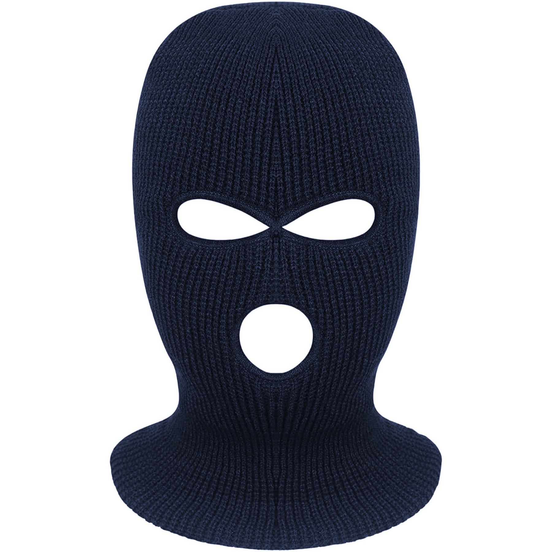 Custom 3 Holes Knitted Ski Mask Neck Gaiter Balaclava 2