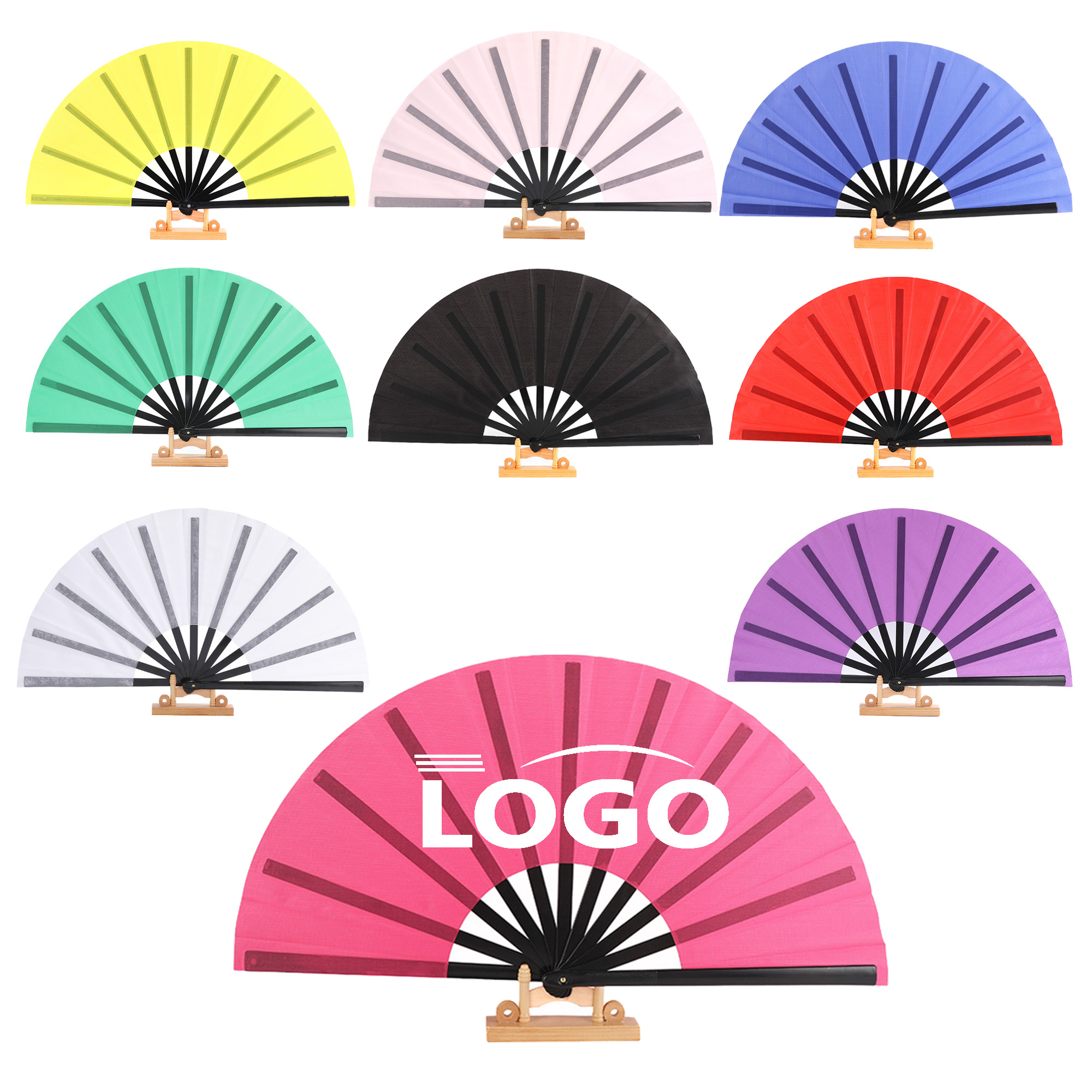 Nylon-Cloth Hand Fan 2