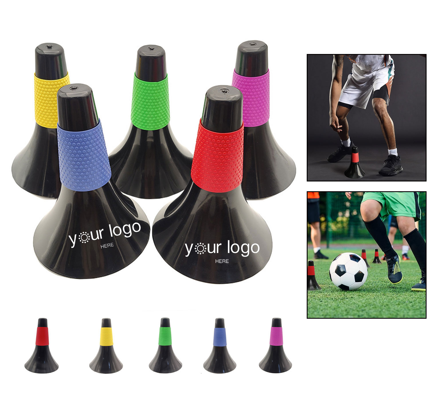 9 Inch Agility Training Sport Marker Cone 1