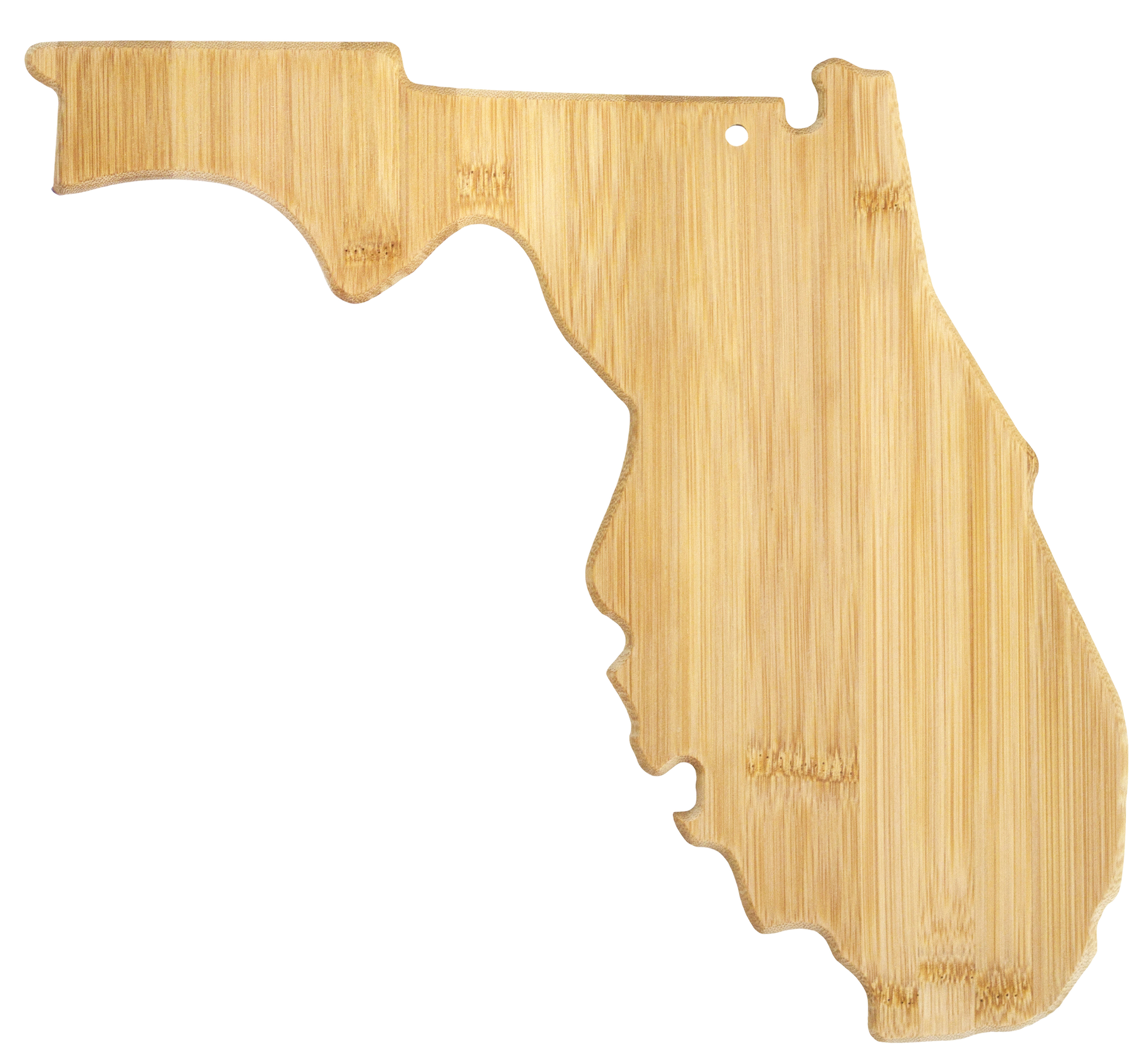 Florida State Shaped Bamboo Serving and Cutting Board 1