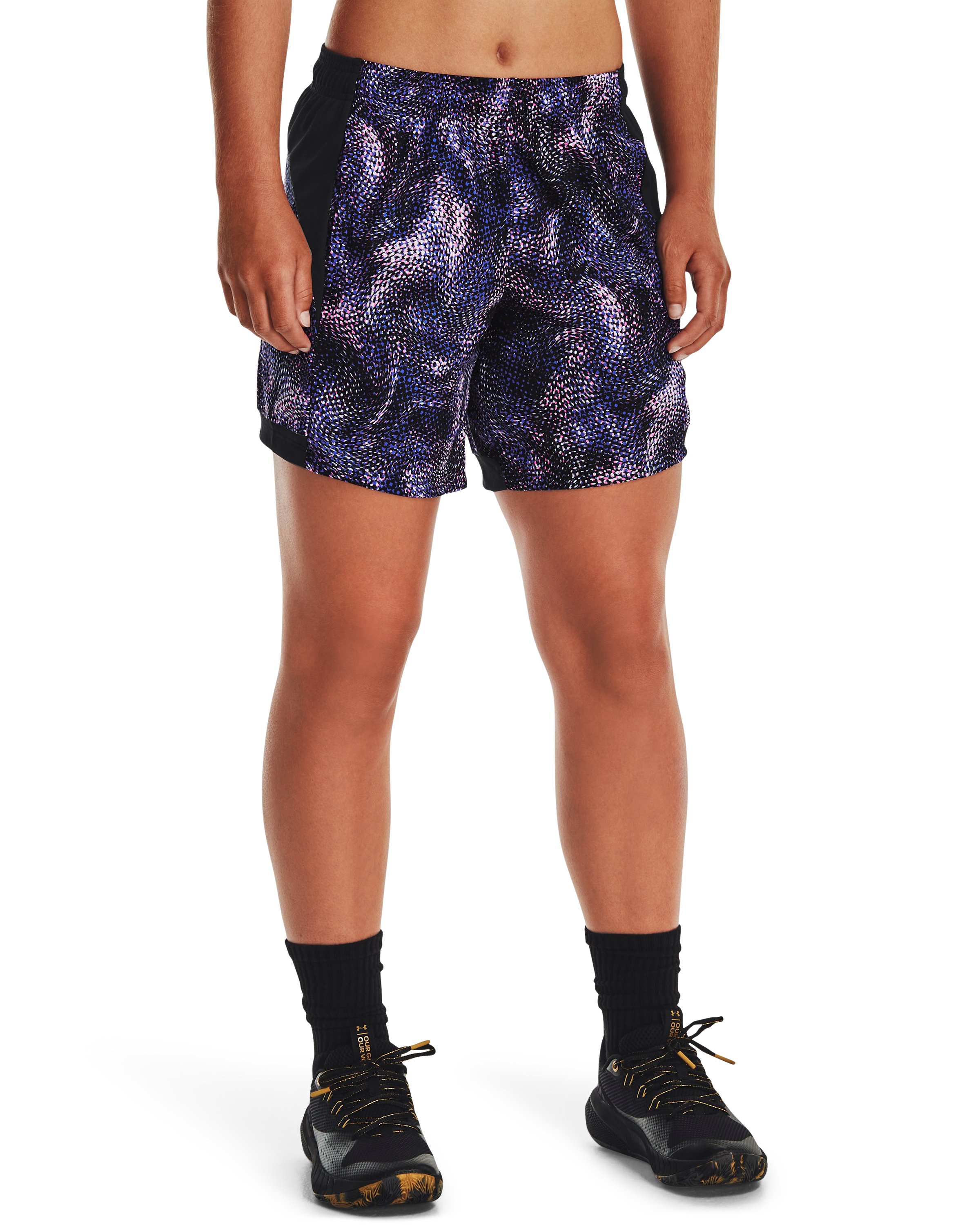 Women's UA Baseline Printed Shorts 5