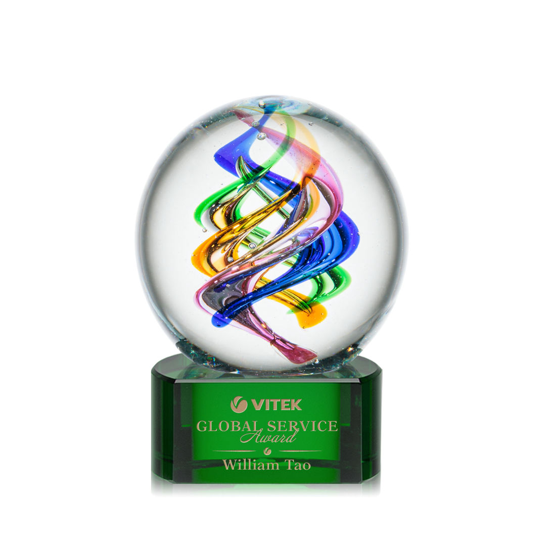 Galileo Award on Paragon Base - Green 2
