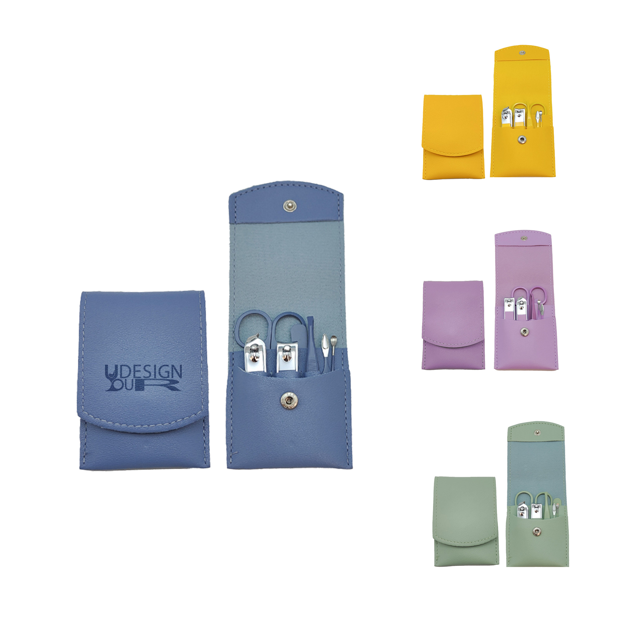 7-Piece Manicure Set with PU Leather Case 2