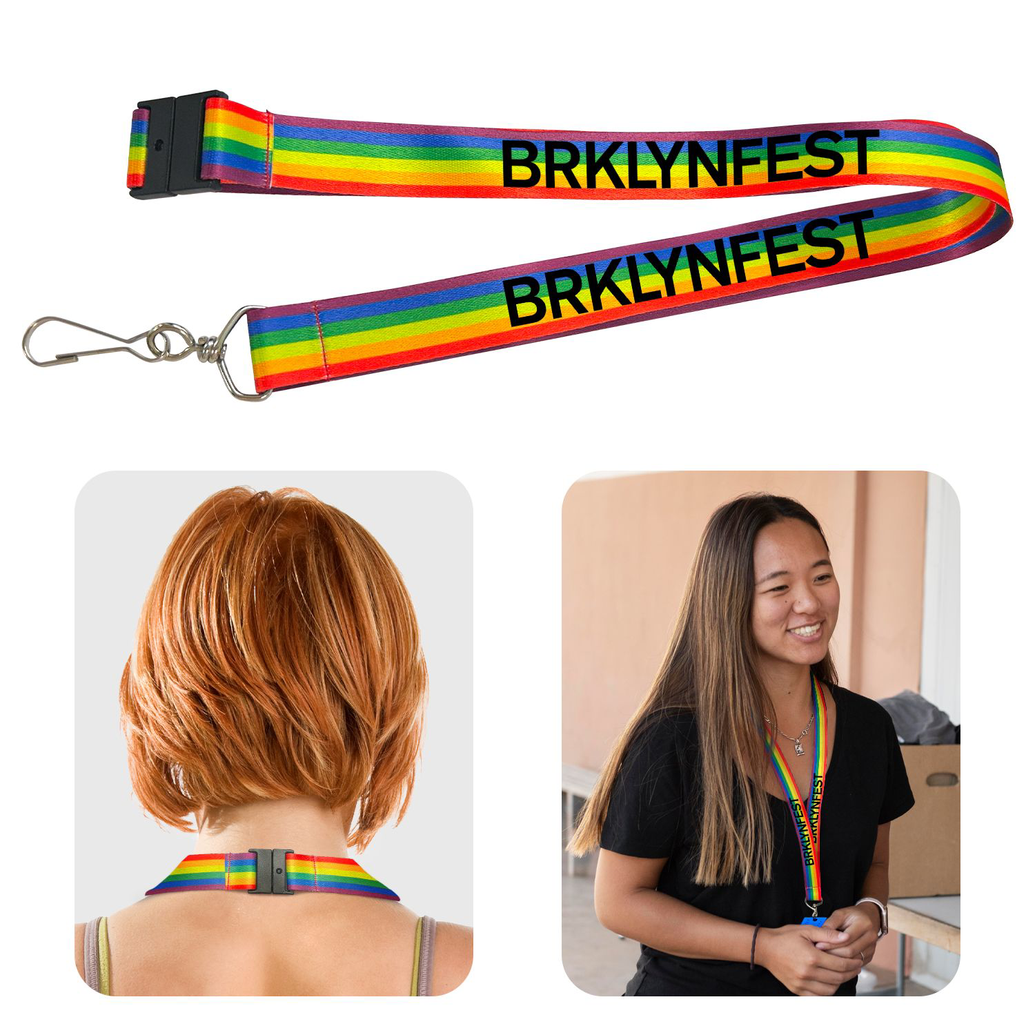 Rainbow Lanyard 1